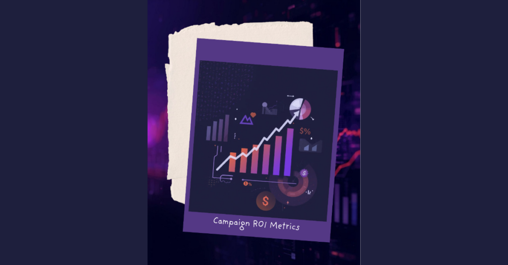 CRM campaign ROI data visualization with charts and analytics