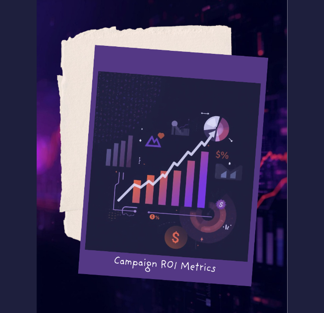 CRM campaign ROI data visualization with charts and analytics